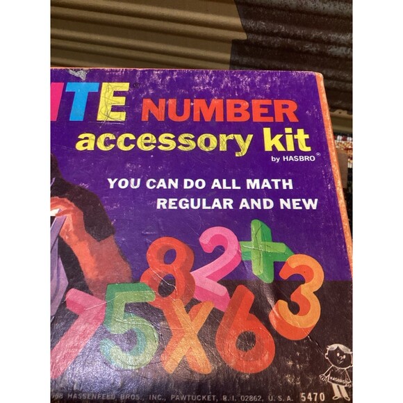 Lite Brite Numbers Accessory Kit + Alphabet & Peg Refill Sets Light Bright 1968 - Picture 15 of 16